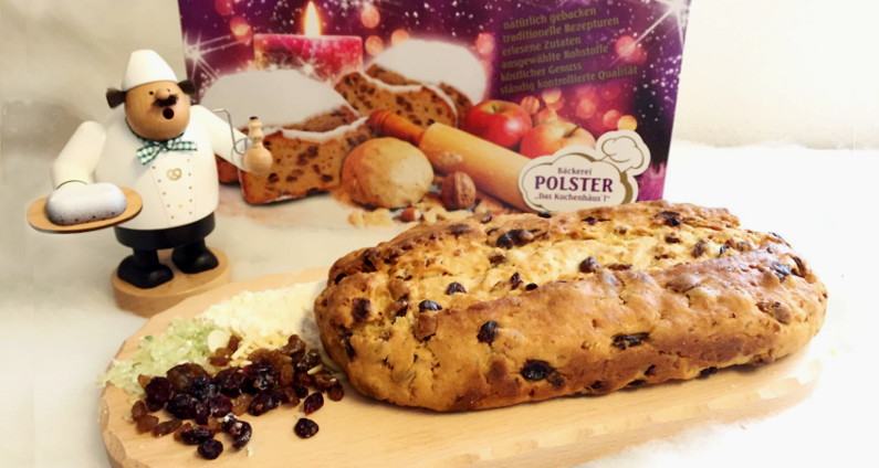 Rosinenstollen extra / ungestrichen 1750 g Rosinen-Stollen ungestrichen