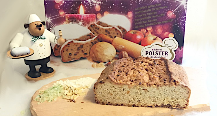 Mandelstollen ungestrichen 1250 g Mandel-Stollen ungestrichen